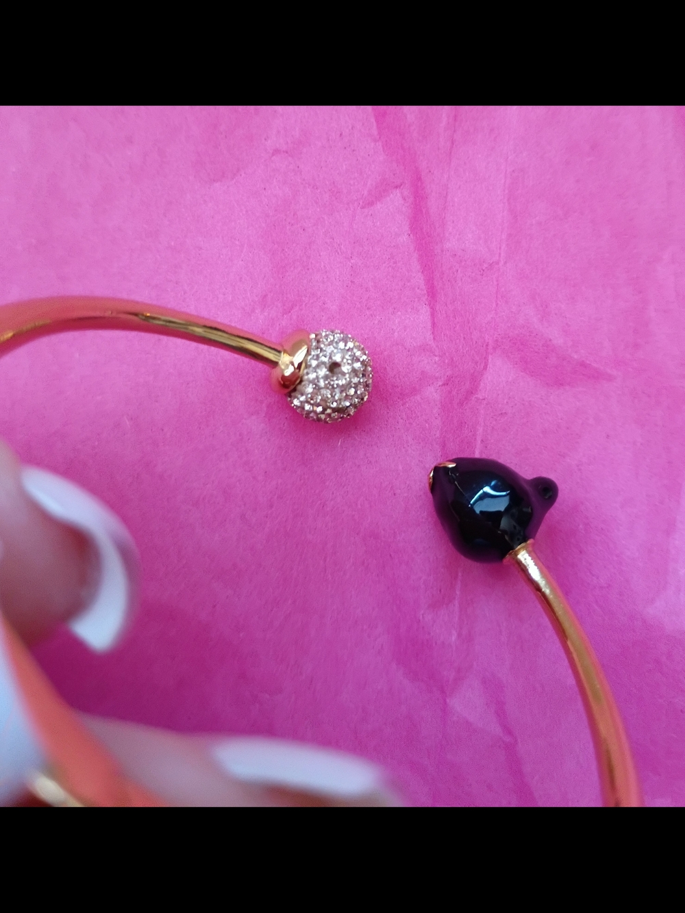 Kate Spade New York House Cat hinged cuff bracelet - Picture 5 of 7